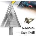 HSS Spiral Flute Step Drill Bit